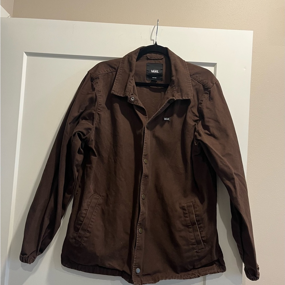 Vans Men's Chocolate Brown Shirt Jacket